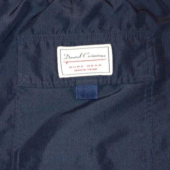 Cremieux Swim Shorts for Men Size XL  Navy & Green lined swim/board shorts Lengt - Picture 2 of 6